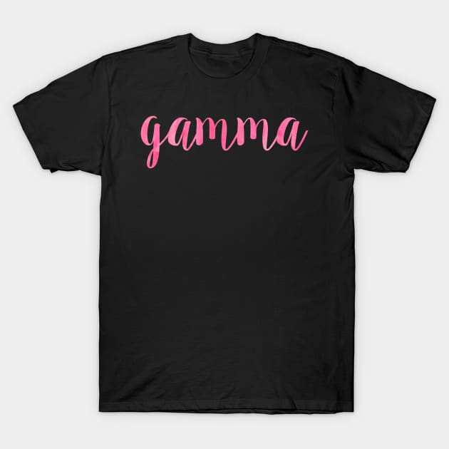 Pink Gamma T-Shirt by lolosenese